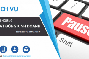 Dịch vụ tạm ngừng kinh doanh